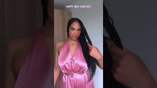 🎉 Happy New Hair Dayhairstyle braids bohobraids bohemianbraids boxbraidstyles [upl. by Llennor]