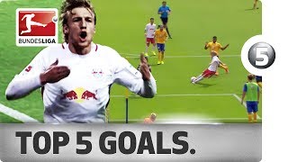 Emil Forsberg  Top 5 Goals [upl. by Aihsrop]