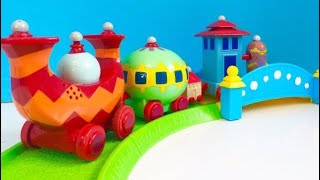 NINKY NONK Train IN THE NIGHT GARDEN Toys Learning Letters [upl. by Waldron]