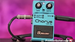 Review Demo  Boss CE2w Chorus Waza Craft [upl. by Nahtanod549]