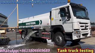 Essais de camionsciternes SINOTRUK HOWO WhatsApp de vente  8615806669689 chinesetrucks163com [upl. by Siul528]