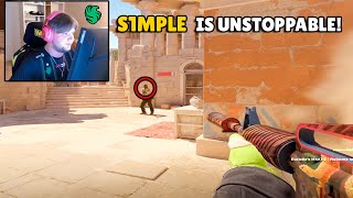 S1MPLE is Unstoppable SWAG stunning Ace Counter Strike 2 CS2 Highlights CS2 POV [upl. by Anbul]