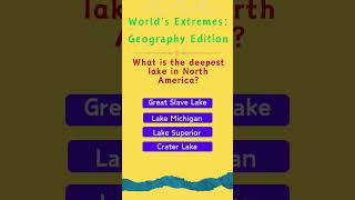 World Geography Extreme Quiz [upl. by Adnowat560]