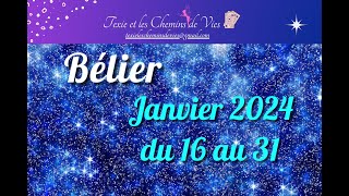 🌠 Bélier du 16 au 31 janvier 2024✨ [upl. by Isaak]