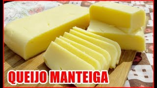 COMO FAZER QUEIJO MANTEIGA USANDO AMIDO DE MILHO [upl. by Sethi]