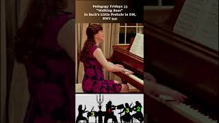 Pedagogy Fridays 33 quotWalking Bassquot in Bachs Little Prelude in DM BWV 942 pianopedagogy [upl. by Anitap]