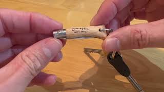 Opinel n2 keyring knife review [upl. by Orr471]