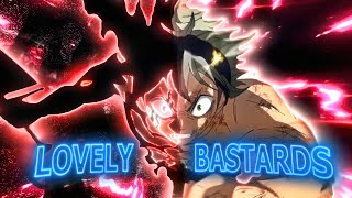 Black Clover LOVELY BASTARDS edit 4k [upl. by Aicilla]