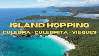 Island Hopping to the Best Beaches in Puerto Rico  Culebra Culebrita amp Vieques [upl. by Benjie]