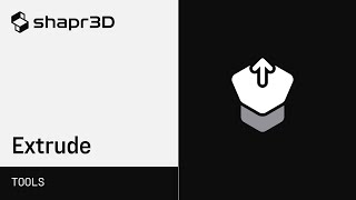 Shapr3D Manual  Extrude  Tools [upl. by Ylimme]