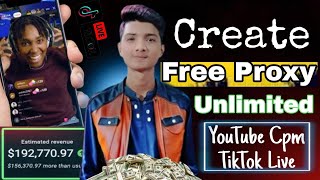 How to Create Free Proxy  get free unlimited proxy for lifetime 2024 Updated Mehtod [upl. by Corie]