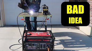 How to Run a Welder Using a Generator [upl. by Aliak]