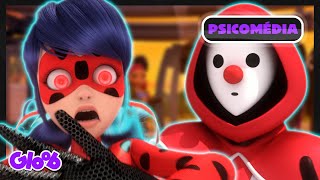 PSICOMÉDIA ENFEITIÇOU LADYBUG 😡  MIRACULOUS 4ª TEMPORADA  LADYBUG  Mundo Gloob [upl. by Henning]