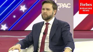 JD Vance Mocks Democrats For Being Obsessed With Russia At CPAC [upl. by Bainbrudge]