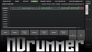 MDrummer basic walk through  part 1 [upl. by Axela]