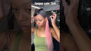 Versatile Closure Quick Weave🎀Pink Peekaboo Color w 2x6 HD Lace Clousure Install Ftulahair [upl. by Dielu]