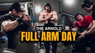 Arm Day with the Hosstile Team  Sam Sulek Jacob Robichaux amp Nick Justice  2024 Arnold [upl. by Brandais449]