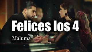 Maluma  Felices los 4 Official Video [upl. by Ariday]