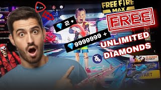 How to get unlimited diamonds in Free Fire Max for FREE😱  9999999 DIAMONDS FOR FREE💀  BLACK DEVIL [upl. by Yatnohs]