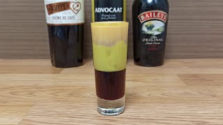 Cocktail Shot Cream Egg How to make Cocktail Shot Cream Egg With Irish Cream Advocaat Coffee liqu [upl. by Krahling653]