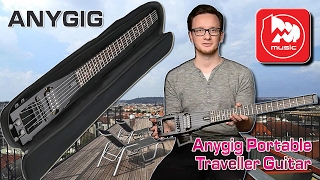 Anygig AGE MBK Portable Traveller Guitar  обзор электрогитары в дорогу [upl. by Kcirddot363]