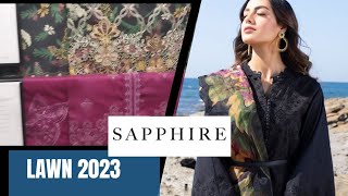 Sapphire lawn 2023  Sapphire new summer collection 2023  part 2 [upl. by Eulalee]