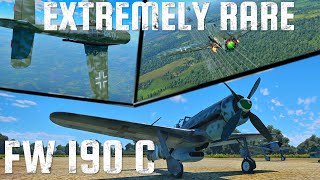 RARE FOCKE WULF 190 C ACE  War Thunder [upl. by Noet99]