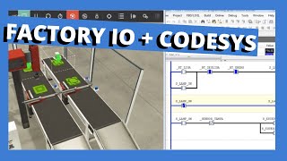 PROGRAMAÇÃO do ASSEMBLY FACTORY IO  CODESYS [upl. by Drarej]