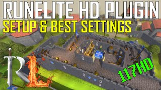 OSRS HD SETUP Runelite 117HD Plugin  Best settings [upl. by Olette]