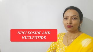 NUCLEOSIDE AND NUCLEOTIDE [upl. by Marr]