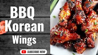 Chicken BBQ Wings  Korean Style BBQ Wings  Wings Recipe By Mirchi Foods 🌶️ [upl. by Datnow83]