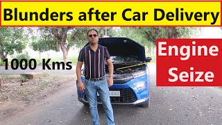 5 PRECAUTIONS AFTER BUYING NEW CAR 1st 1000 Kms after Delivery [upl. by Marx908]