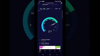 Cricket Wireless 5G Speed Test Riverside CA shorts cricket 5g speedtest [upl. by Amliv]