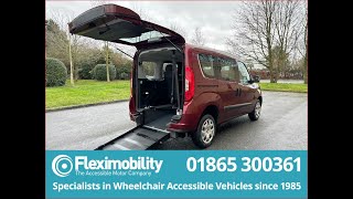 Fiat Doblo Wheelchair Accessible Vehicle YY66NUV [upl. by Aicnom]