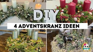 4 Adventskranz Ideen zum selber machen  STEP by STEP Videos in der Beschreibung [upl. by Angela]