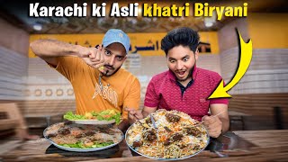 Karachi Ki Asli Khatri Biryani 😍  Fame Partners [upl. by Aihsat988]