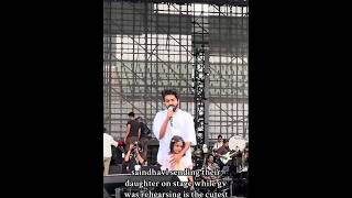 gv prakash with his daughter live concert malasiya trendingsongs love gvprakash [upl. by Absalom]