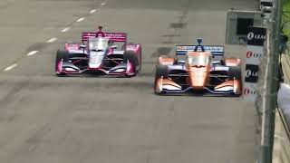 Alexander Rossi Charge from P11 to P2 at the 2022 Indy car Belle Isle Detroit GP [upl. by Eriam]