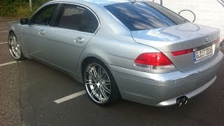 Bmw 7er E66 E65 V8 Soundcheck [upl. by Muhcon]