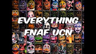 FNAF UCN ALL JUMPSCARES EASTER EGGS AND CUTSCENES OUTDATED [upl. by Aimahs781]