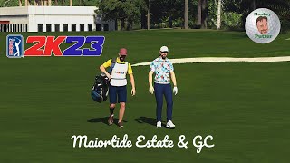 PGA Tour 2K23  Maiortide Estate amp GC  Course Review and Playthrough [upl. by Curzon]