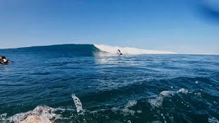 SURFGING A 68FT SESSION AT THE REEF RAW POV [upl. by Bennink851]