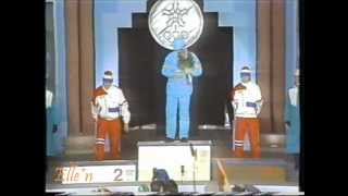 Winter Olympic Games Calgary 1988  5 km prize giving ceremony 1 Gustafson 2 Visser 3 Kemkers [upl. by Tanitansy68]