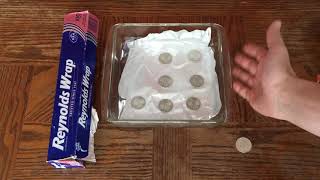 How To Clean Tarnished Silver Coins Shine And Polish Silver Fast And Easy [upl. by Broder633]