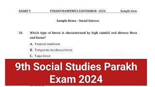 9th Class Social Studies PARAKH 2024 Key Questions amp Answers for AP [upl. by Nevet]