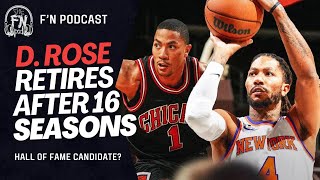 Derrick Rose Retires After 16 Seasons Is He a Hall of Famer [upl. by Hurlbut262]