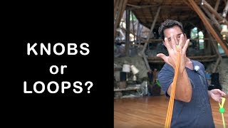 Poi Question Knobs or Loops Which is better for avoiding repetitive strain [upl. by Ahtaela495]