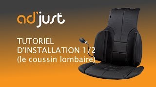 TUTO adjust® 12 le coussin lombaire [upl. by Ardnasak]