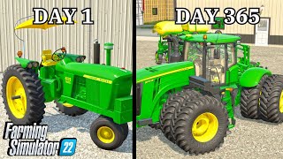 I Spent 1 Year Farming in Iowa from Scratch John Deere  Farming Simulator 22 [upl. by Wooster]