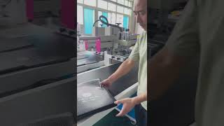 Non woven tote bag screen printing machine plastic packaging bag screen printing machine丝印机，移印机厂家直销 [upl. by Lamberto]